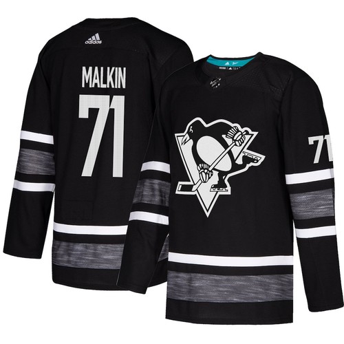 Pittsburgh Penguins Trikot #71 Evgeni Malkin Schwarz 2019 All-Star Game Parley